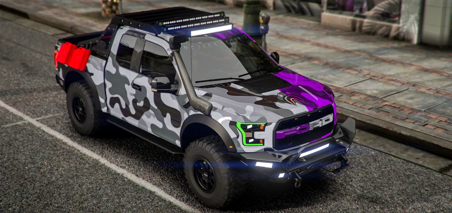 Ford Raptor Camouflage | Night Designs