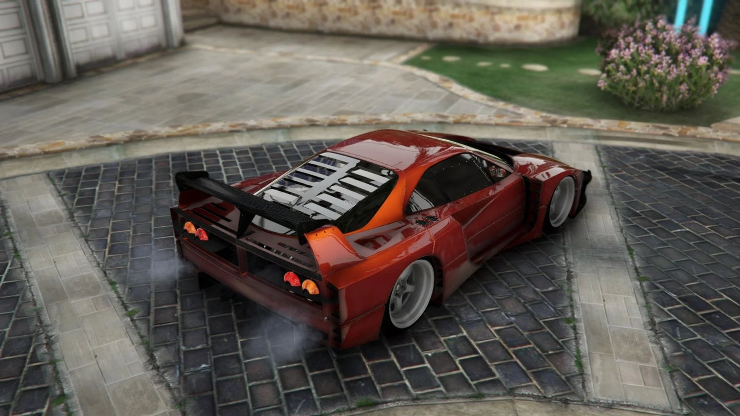 (Debadged) Ferrari F40 LM Extreme | Oplizion Customs