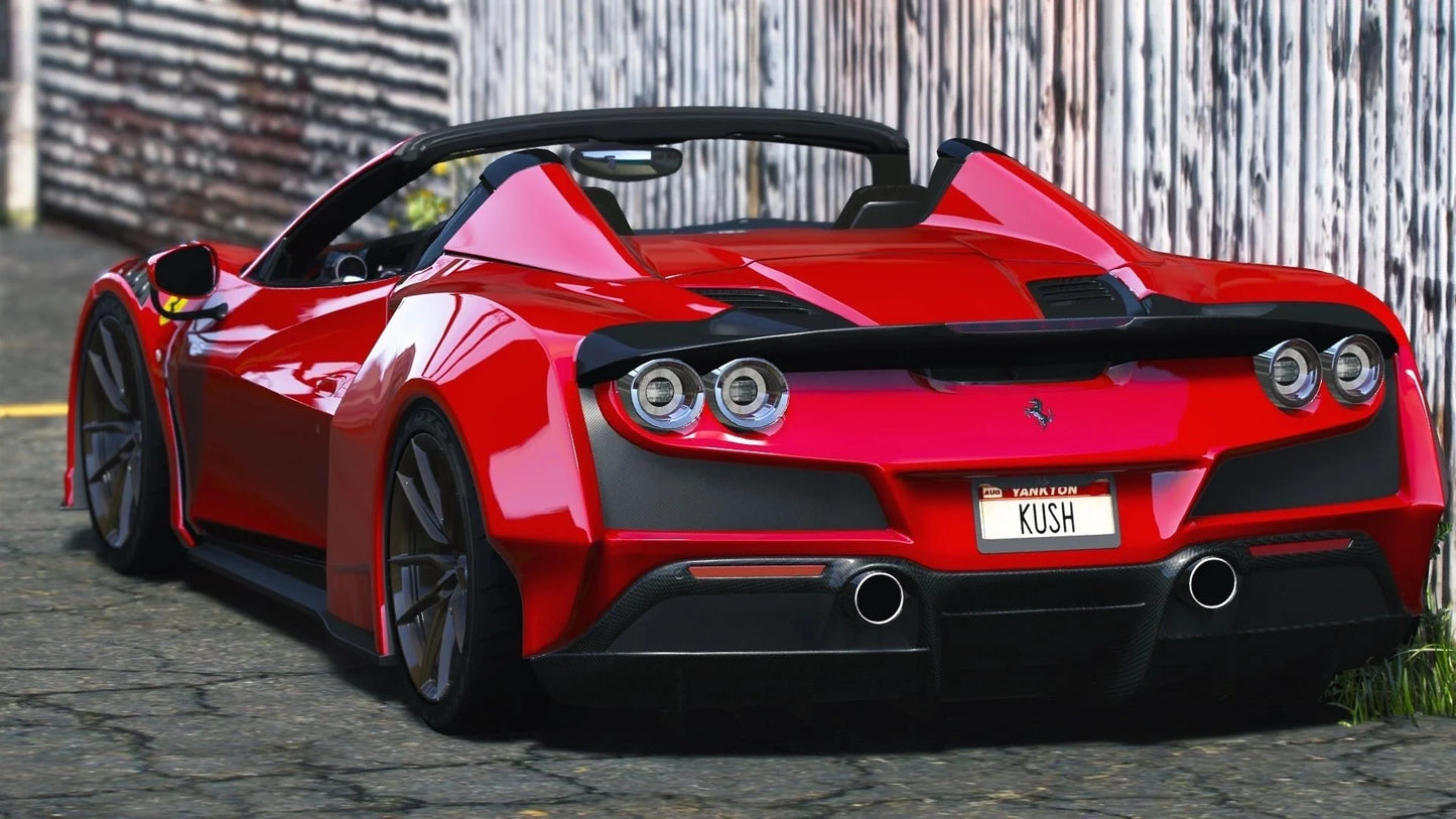 Ferrari F8 Spider N-Largo (Animated Roof) | Nejc