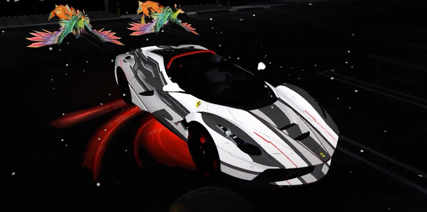 Ferrari Glowing | 3D animation | Light Animation| Neo Design | Tuned