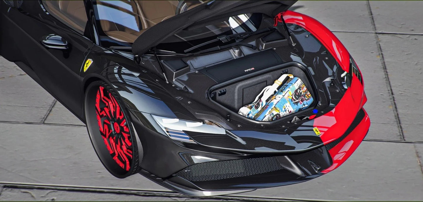 Ferrari SF90 on Rucci Donk | PNUT Customs