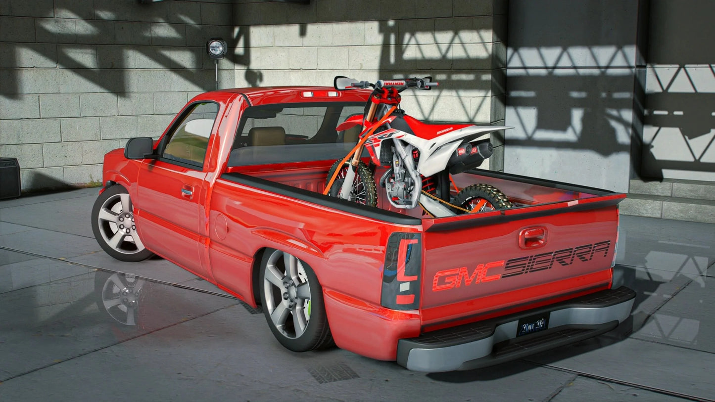 GMC Sierra 2001 with Bike | Buck