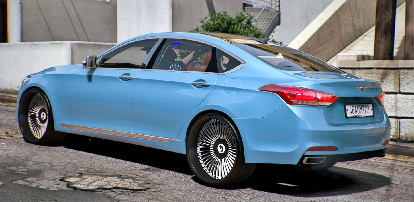 Genesis G80 on Forgiatos | DDC Cars