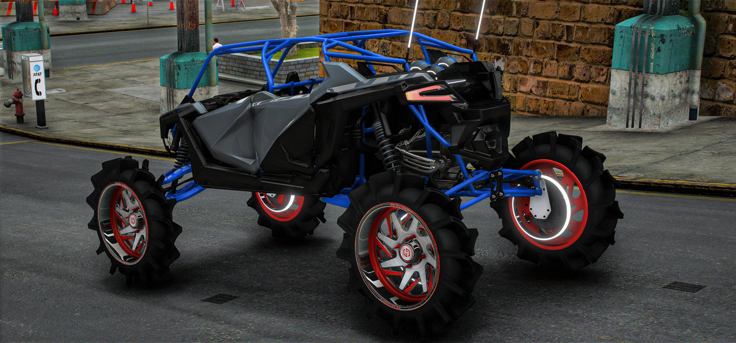 (Debadged) Polaris RZR PRO LIFTED SXS ON 28S (4 Seater) | GG