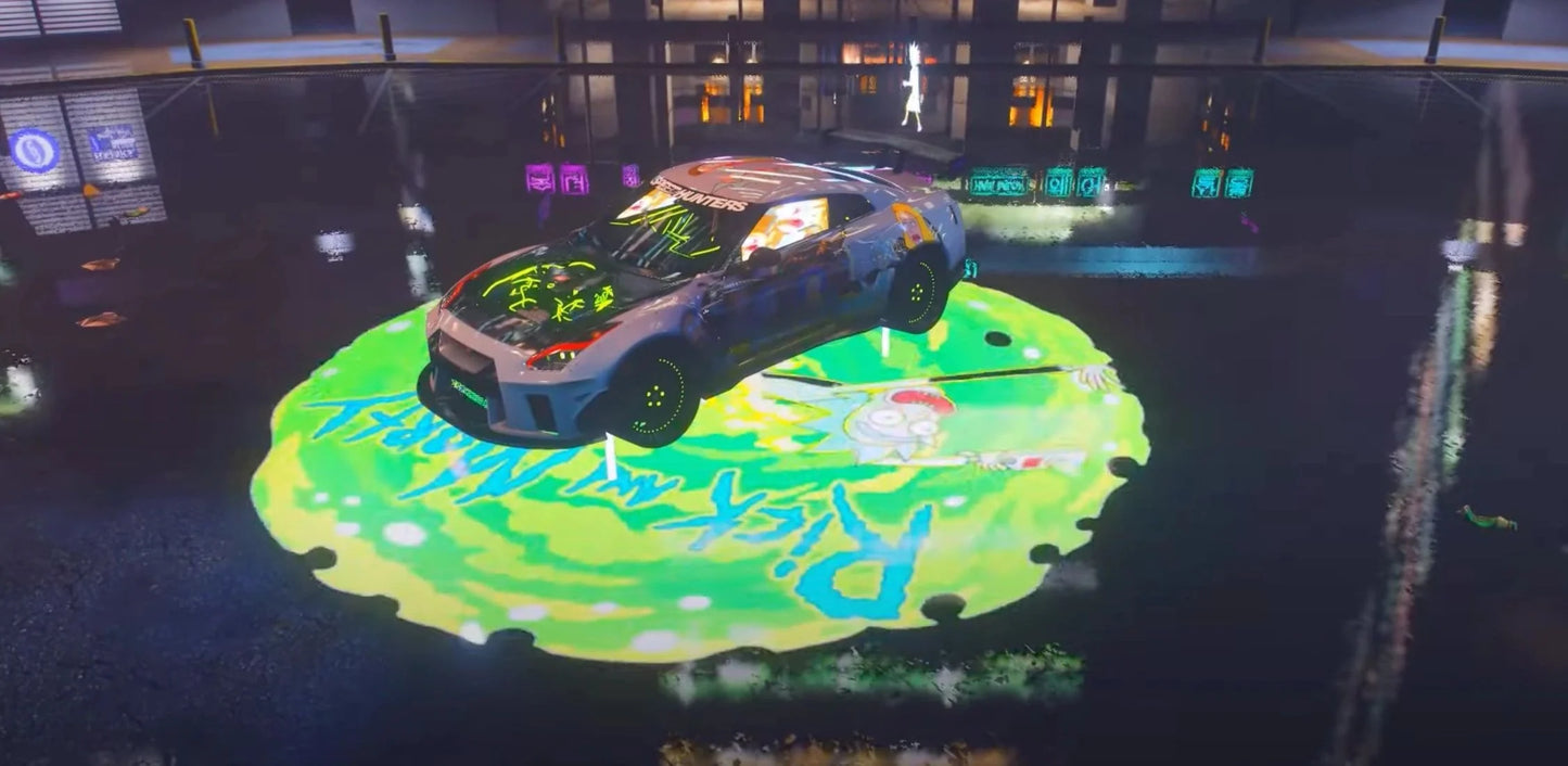 GTR R35 RICK AND MORTY EDITION BY - DR CUSTOM