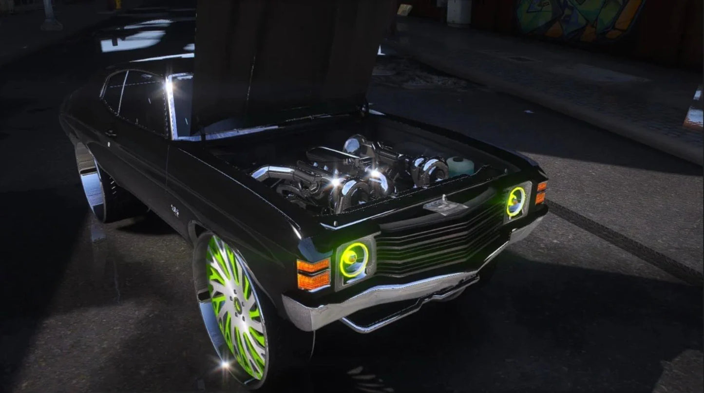 Hard Top Chevelle SS On Twisted Forgiatos | PNUT Customs