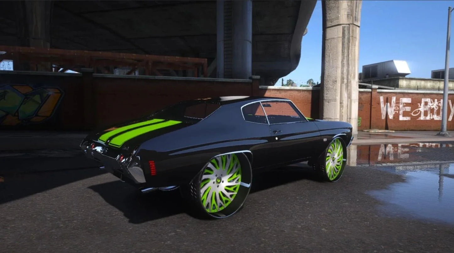 Hard Top Chevelle SS On Twisted Forgiatos | PNUT Customs
