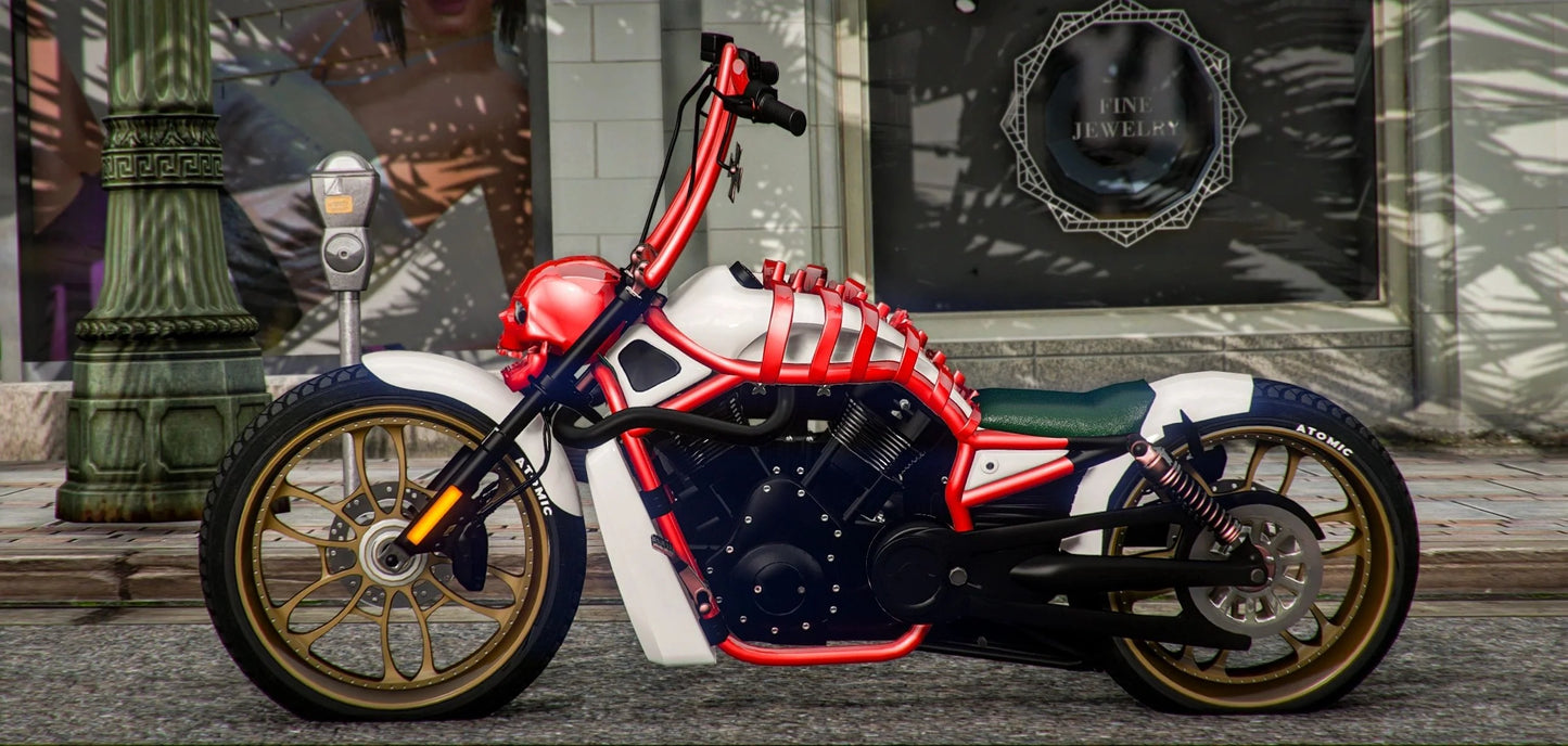 Harley Davidson Custom SkullRod Vrod | FD Customs