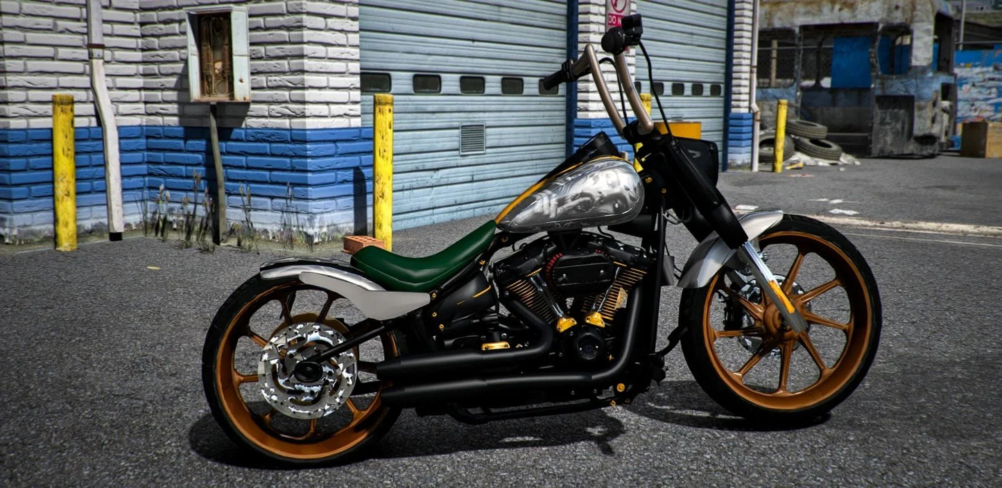 Harley Davidson Fatboy Soft Tail Ape Hanger | FD