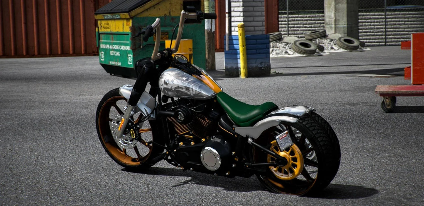 Harley Davidson Fatboy Soft Tail Ape Hanger | FD