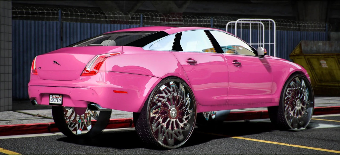 Jaguar XJ on 32s 2015 | PNUT Customs