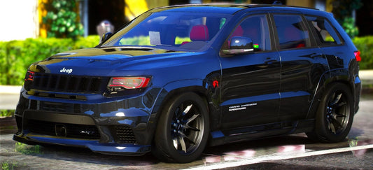 Jeep Black TrackHawk (Animated Windows) | Tee East Customs
