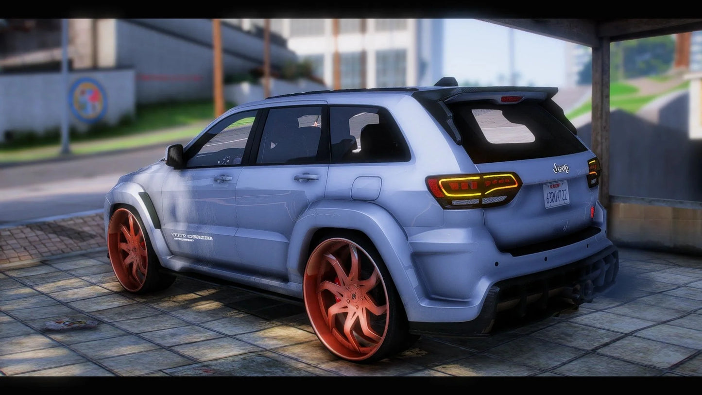 Jeep Grand Cherokee Demon Hawk Widebody On Glo Forged Rims | GF Garage