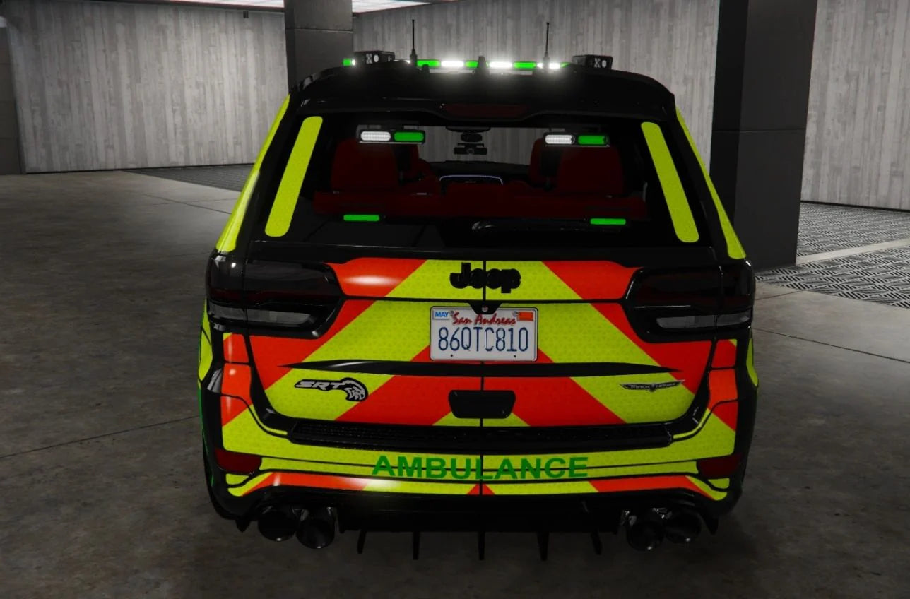 Jeep Trackhawk Marked Ambulance (ELS) | Ghost Customs