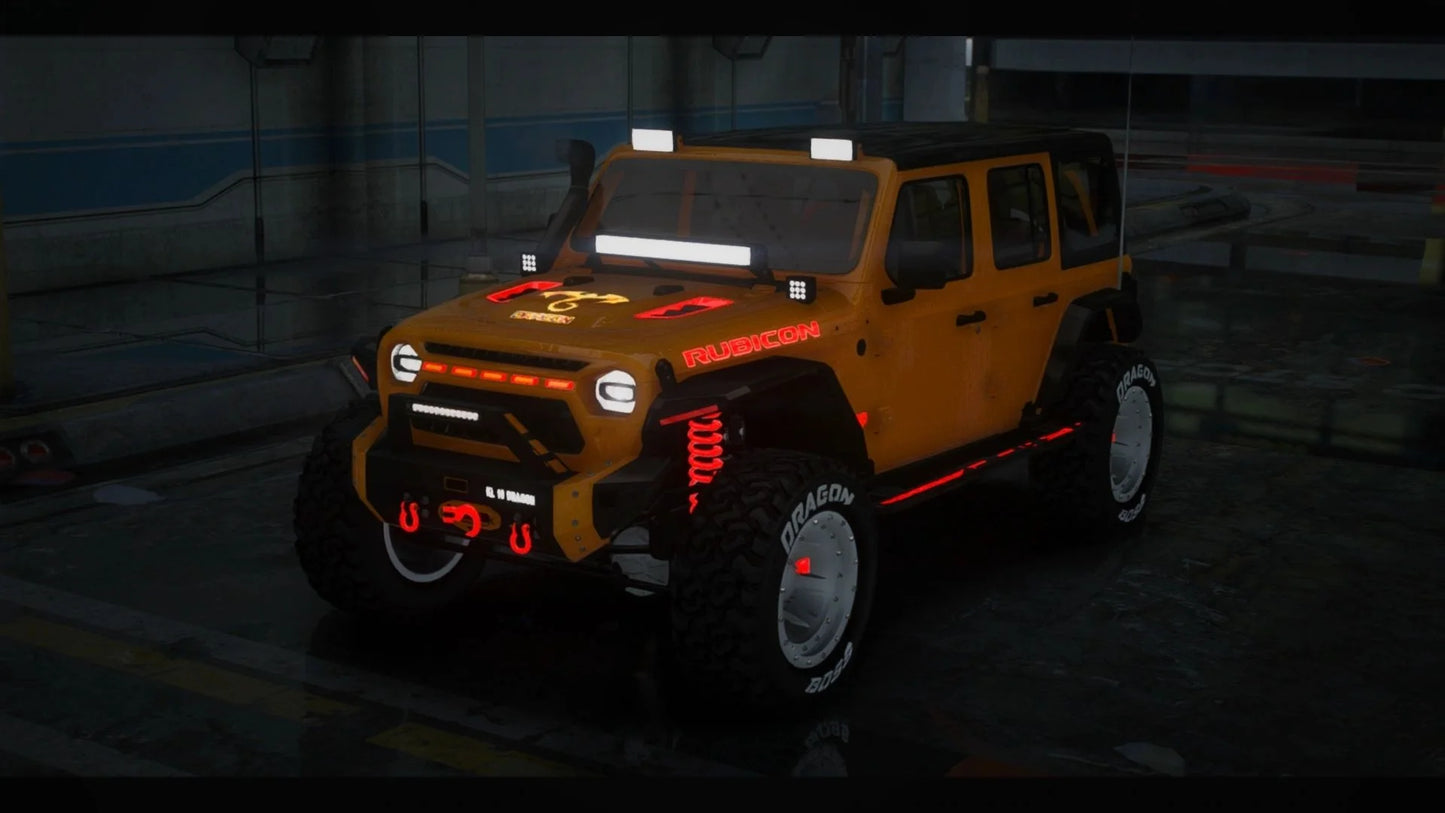 Jeep Wrangler Rubicon Fully Modified