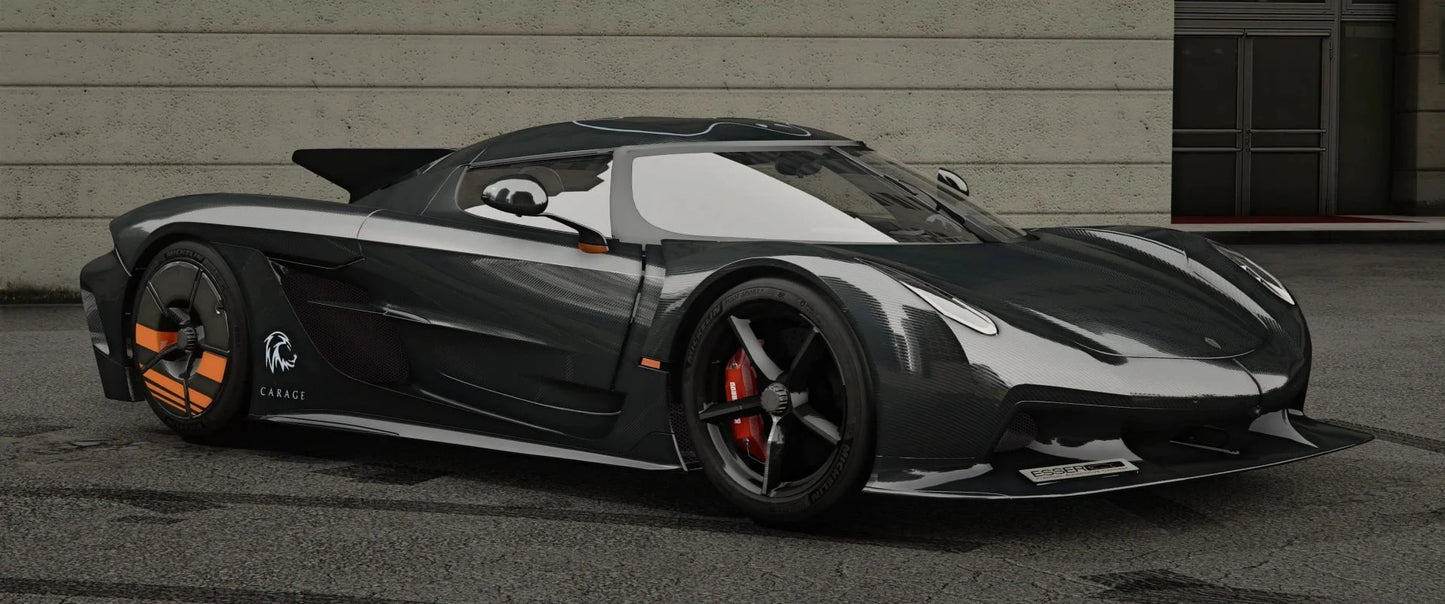 Koenigsegg Jesko ABS Lemans Ghost | Labr33