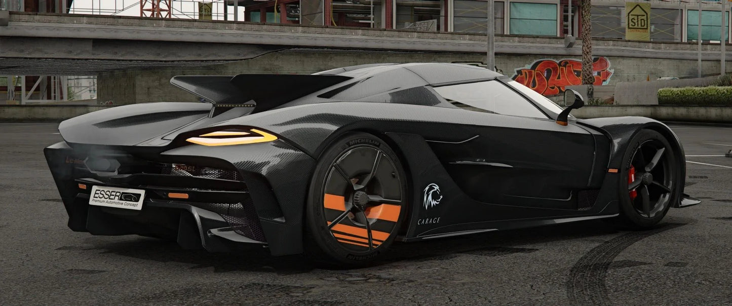 Koenigsegg Jesko ABS Lemans Ghost | Labr33