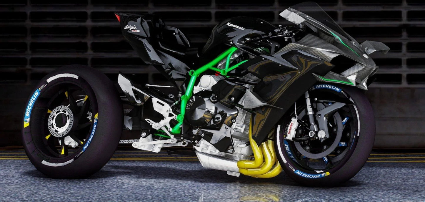 Kawasaki Ninja H2R Customs (2 Seater) | Malcom