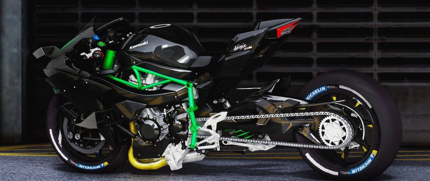 Kawasaki Ninja H2R Customs (2 Seater) | Malcom