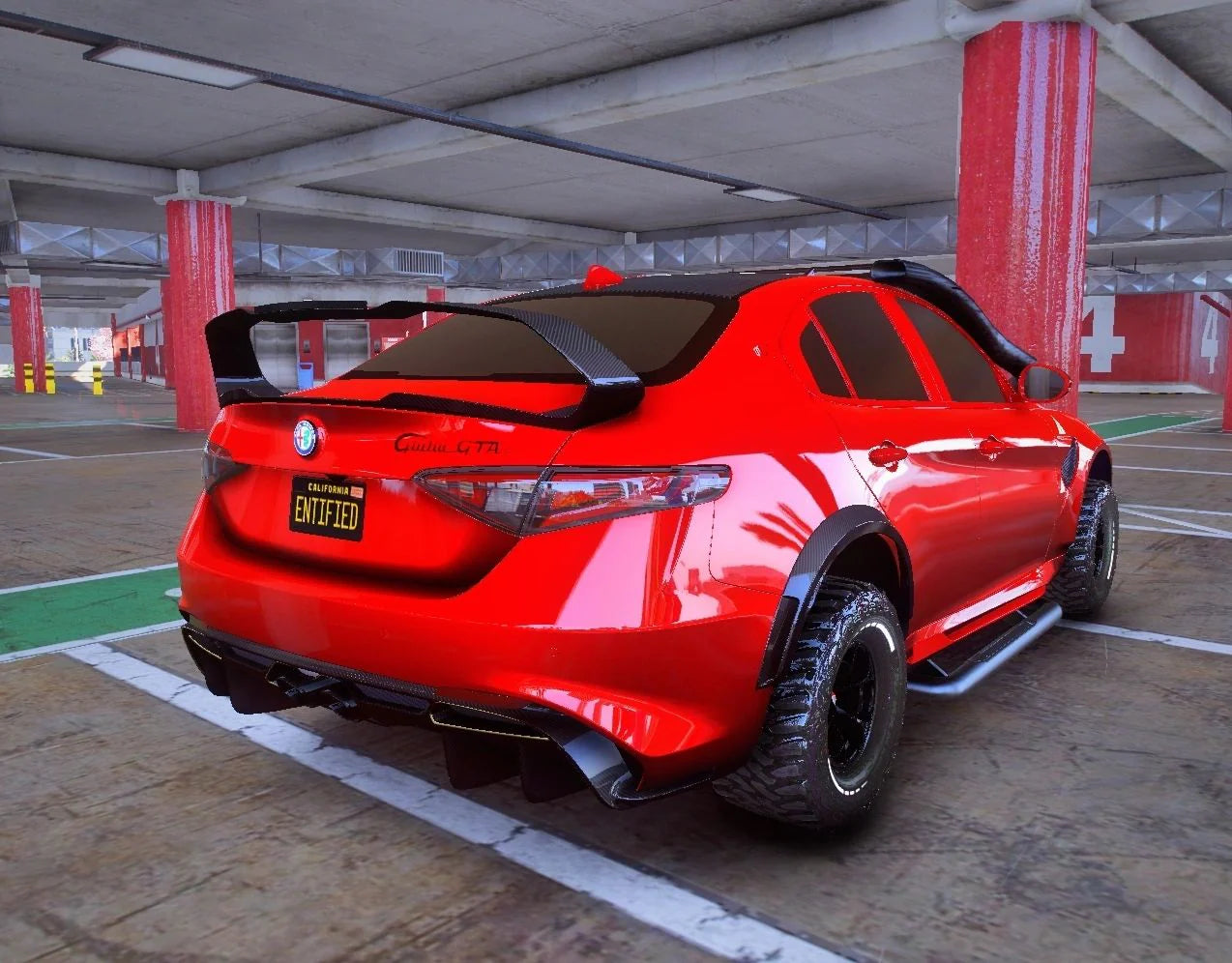Alfa Romeo Giulia GTAm Offroad Glow 2021 | PD-GTA5