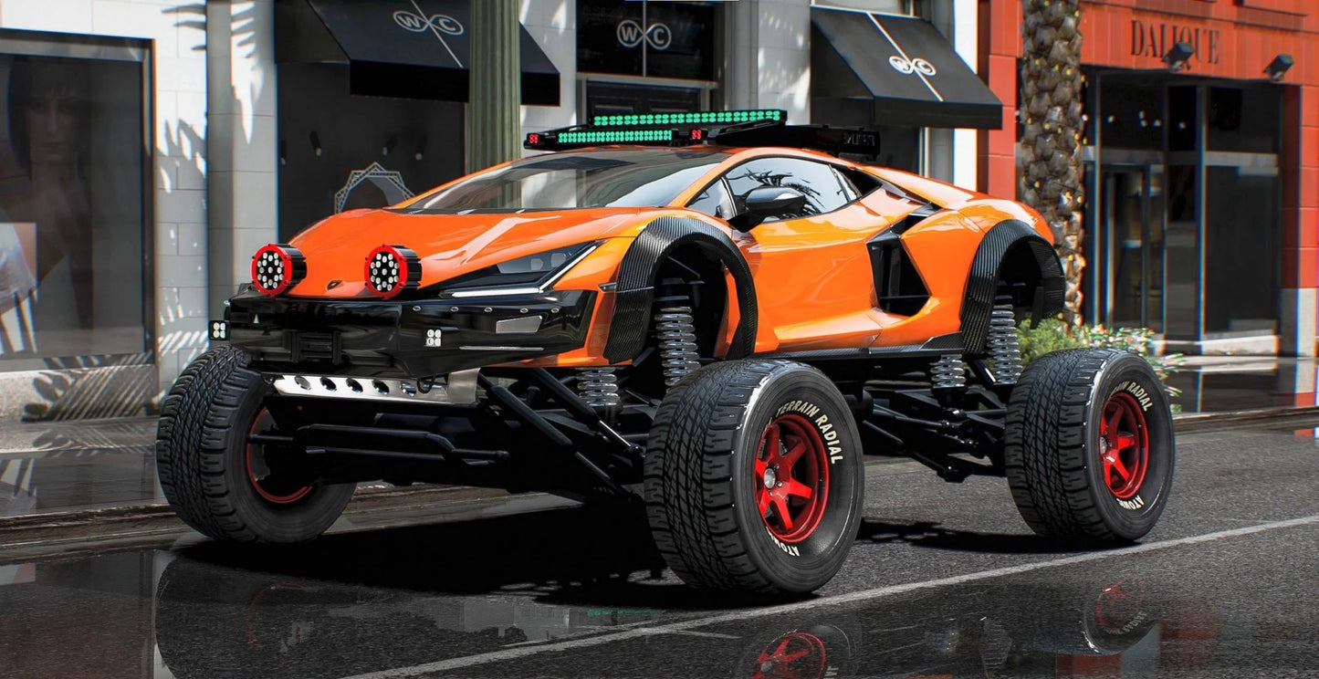 Lifted 2023 Lamborghini Revuelto Off-Road | VPod