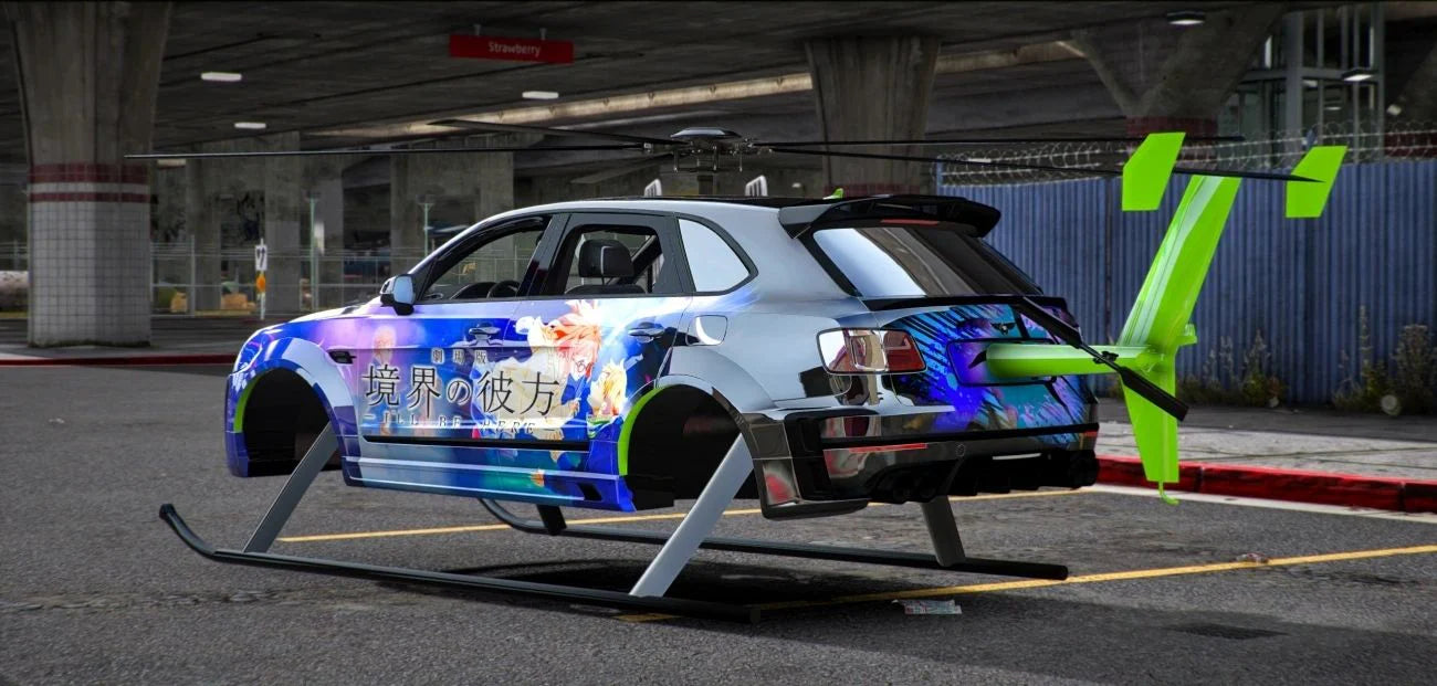 Lil Uzi Bentayga helicopter | KW Custom