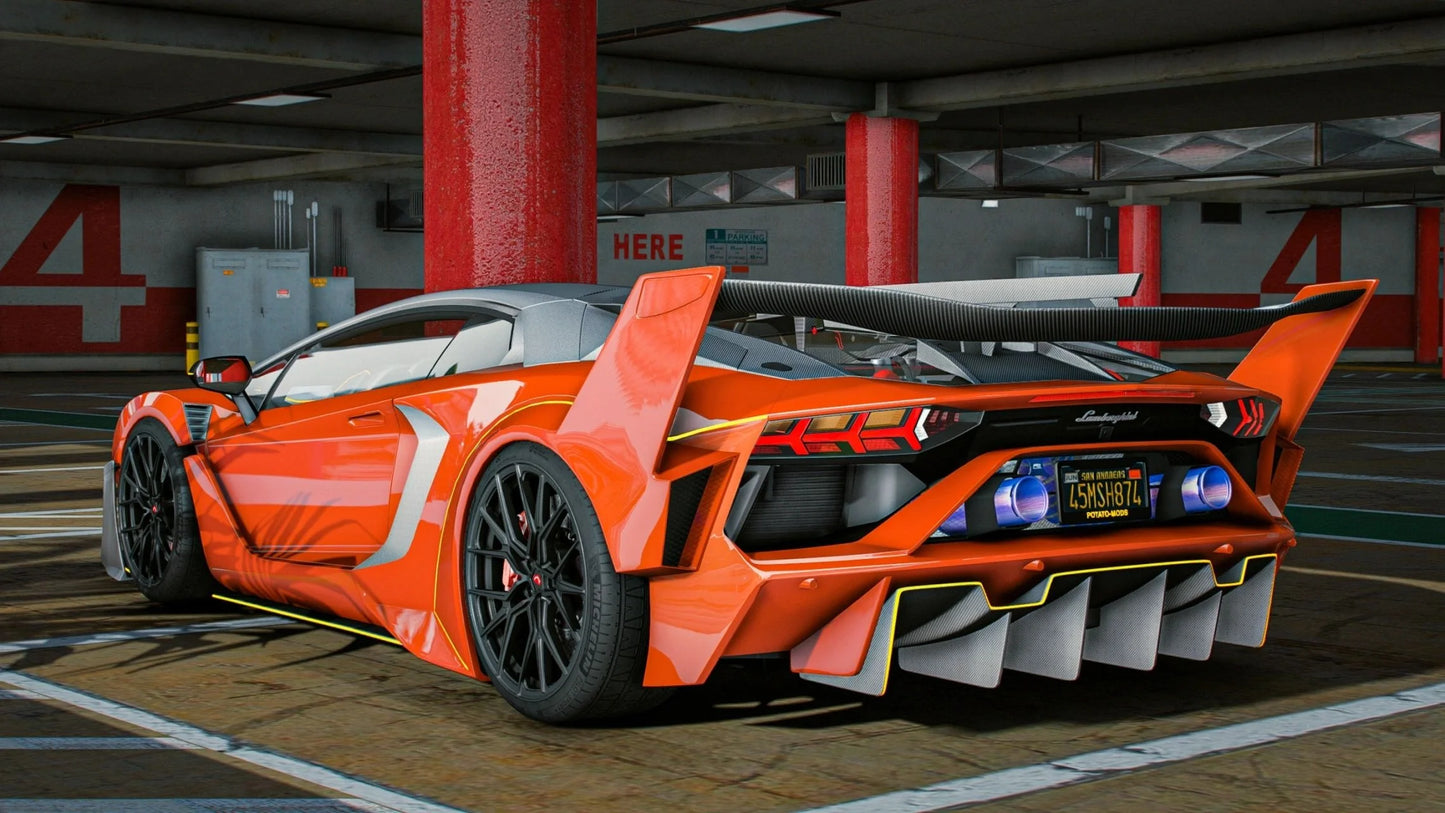 Lamborghini Aventador LBWK Evo | Potato Mods