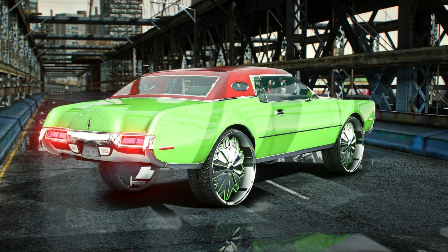 Lincoln Continental Donk Spiners 1976 | RTG Customs