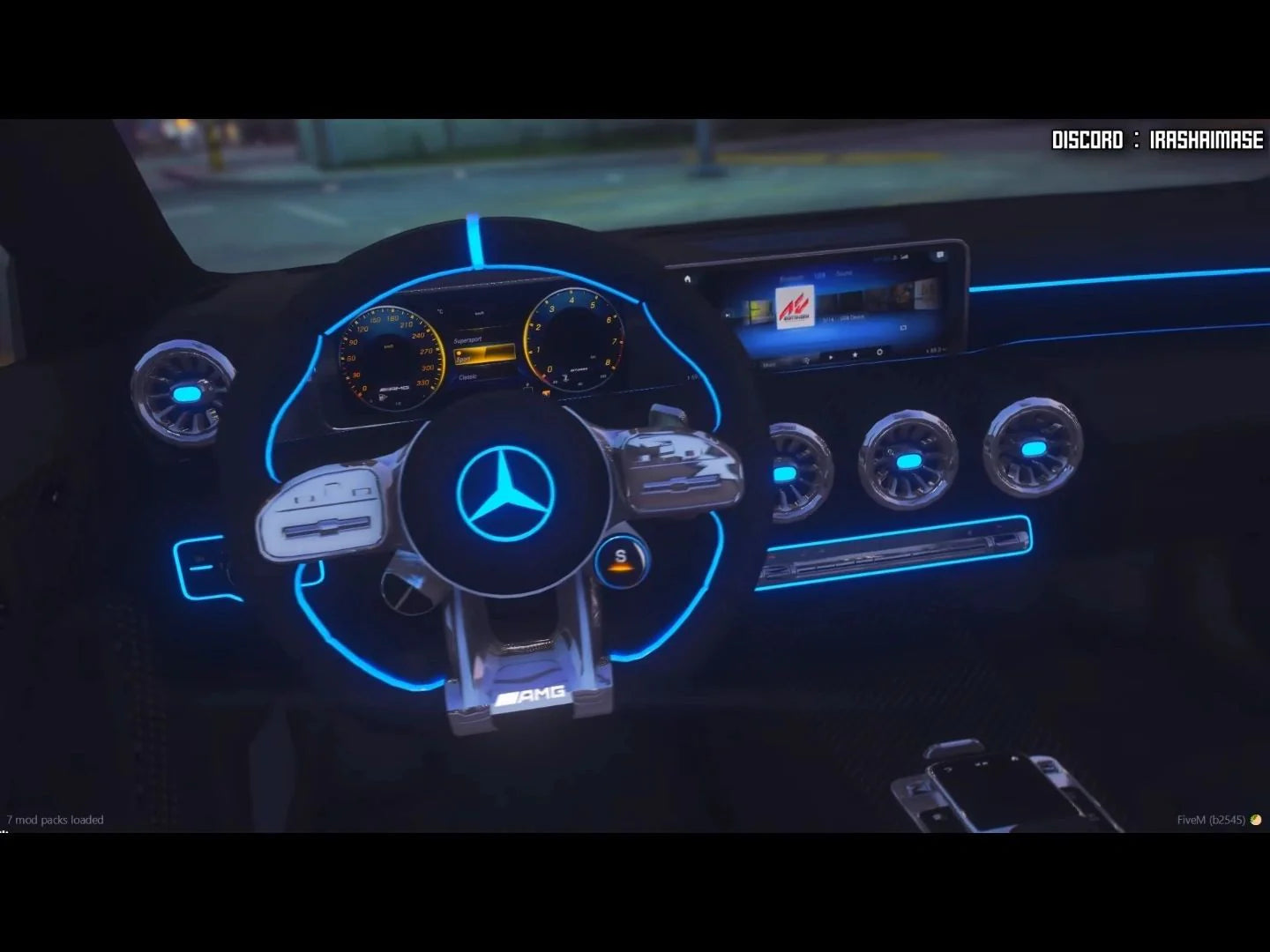 MERCEDES BENZ A45 Animated Lights