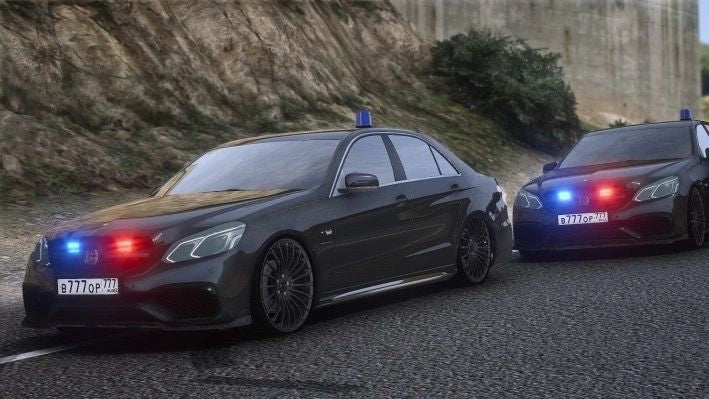 Mercedes-Benz Brabus E800 Police | Russian Creator