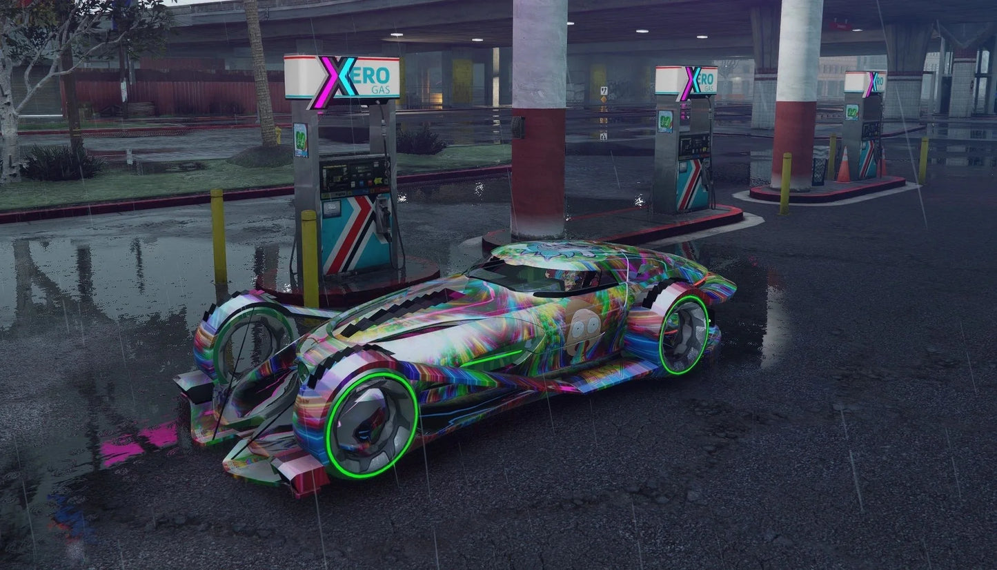Mercedes-Benz Silver Arrow Concept Rick and Morty | Dr Custom