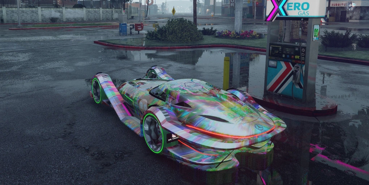 Mercedes-Benz Silver Arrow Concept Rick and Morty | Dr Custom