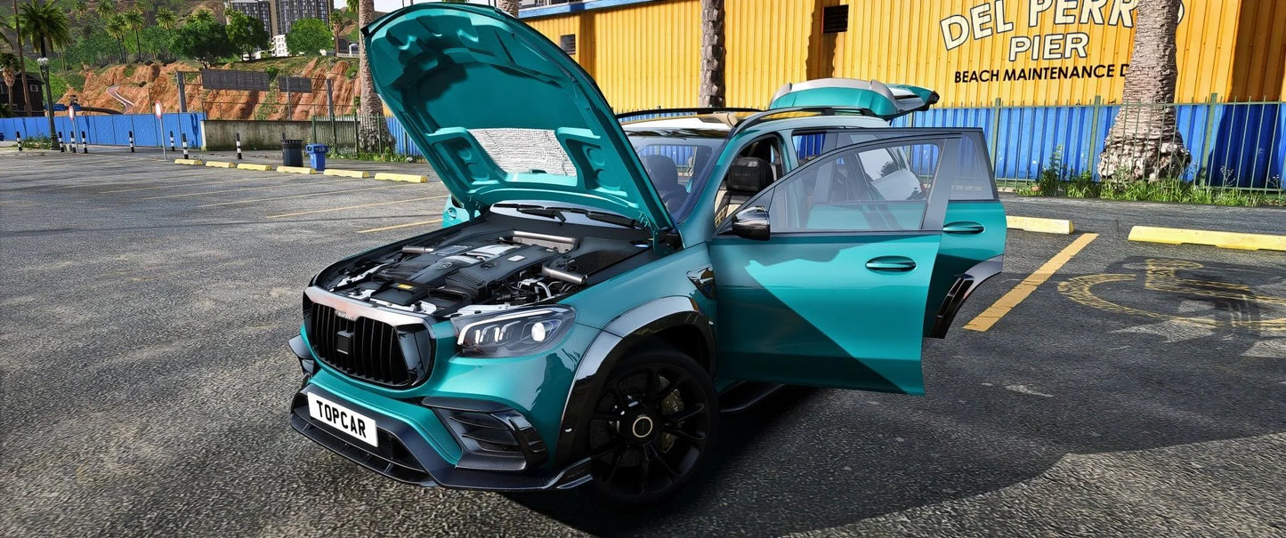 Mercedes GLS63 Mansory | Topcar Design