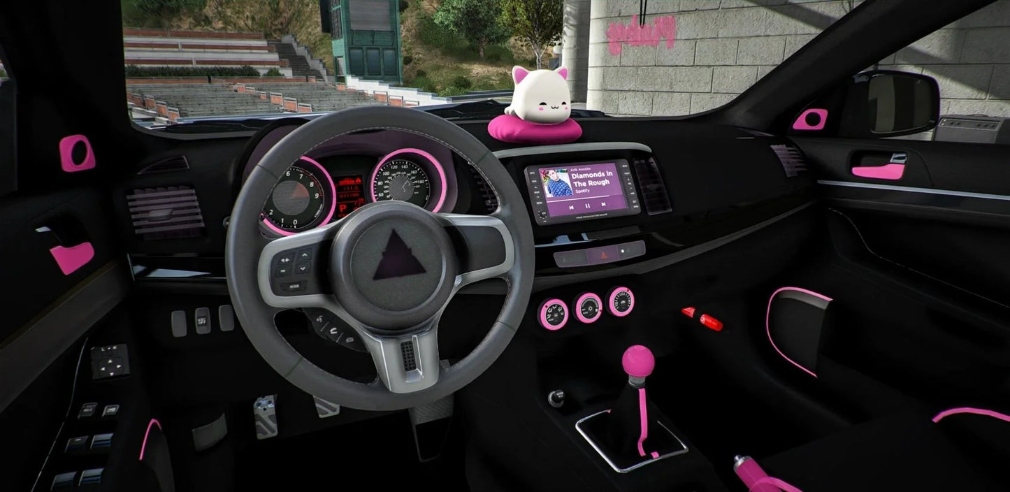 (Debadged) Mitsubishi Lancer Evolution X FR-400 Pinky | DEFz Customs