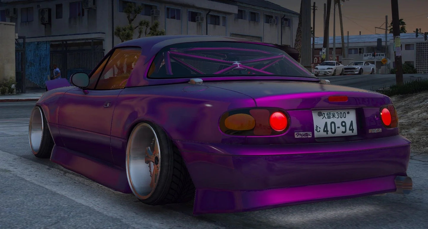 Mazda MX5 K20 Swapped RWD Turbo 420WHP | Razer Kobain