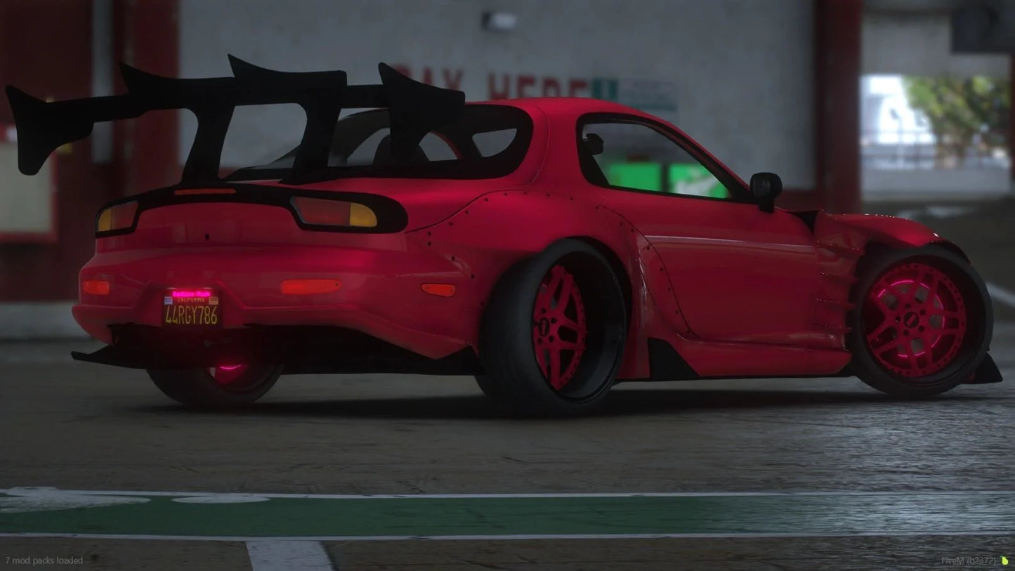 Mazda Rx7 Widebody LED Glow Edition | Tora