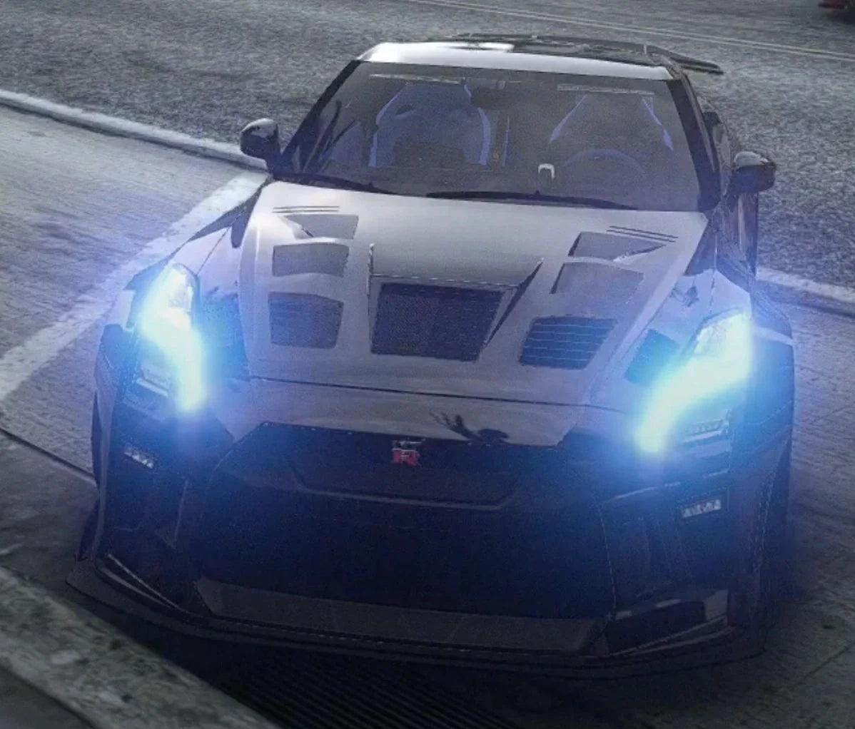 Unmarked PD Nissan GT-R35 Kream Type III | MT Editz