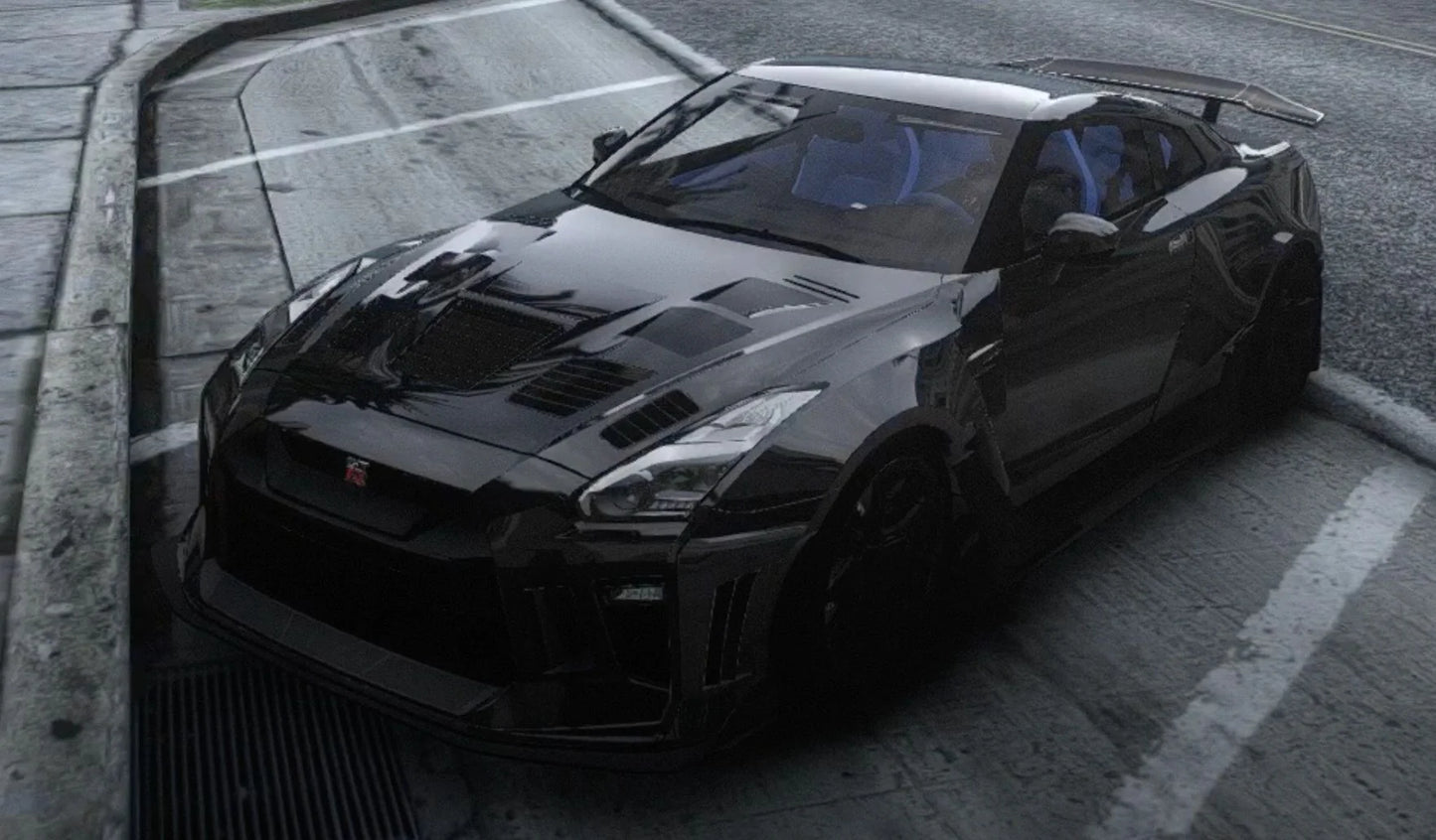 Unmarked PD Nissan GT-R35 Kream Type III | MT Editz
