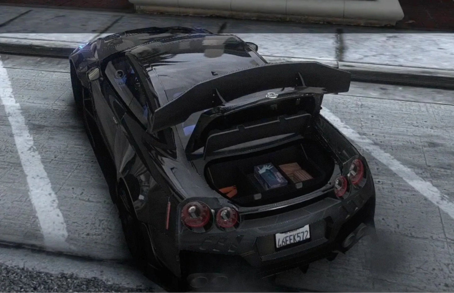 Unmarked PD Nissan GT-R35 Kream Type III | MT Editz