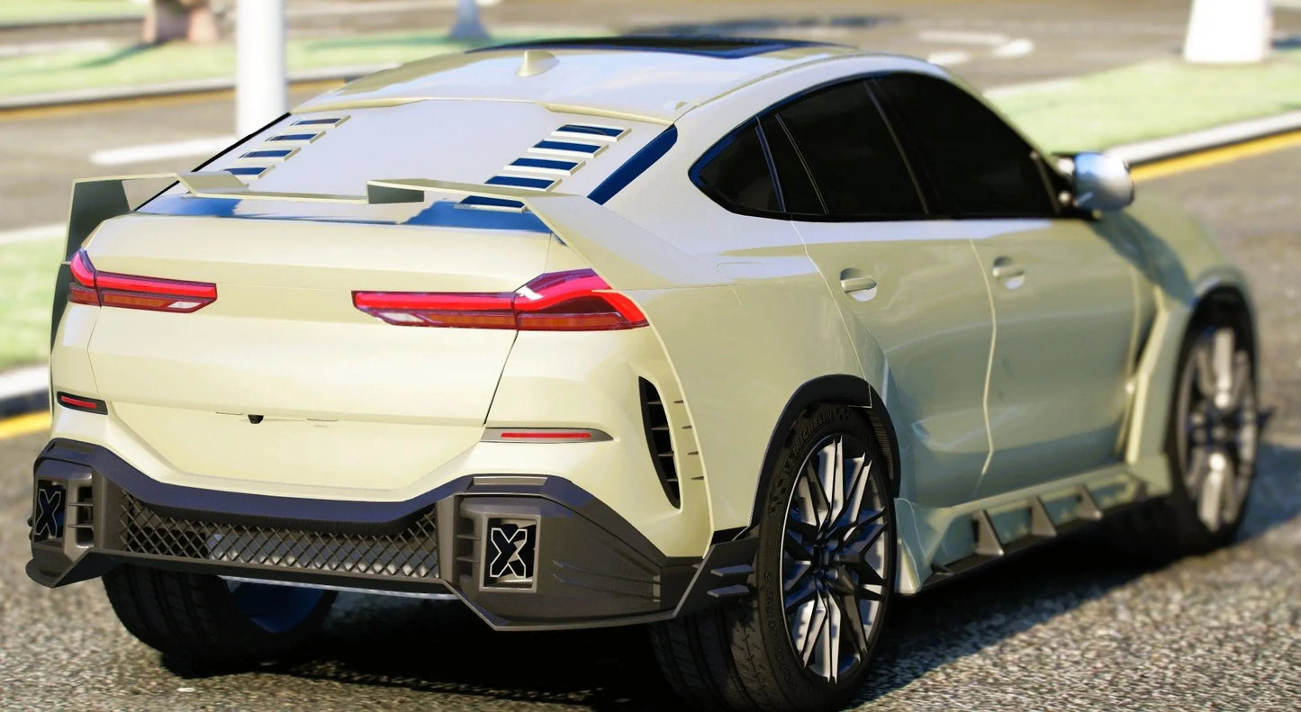 (Debadged) BMW X6 Custom 2022 | OWL Frost
