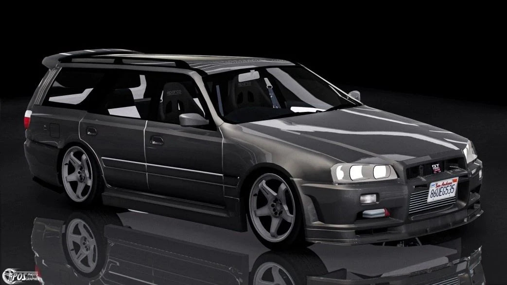 Nissan GTR R34 Stagea Wagon | SJ Hiroshi | Tuned