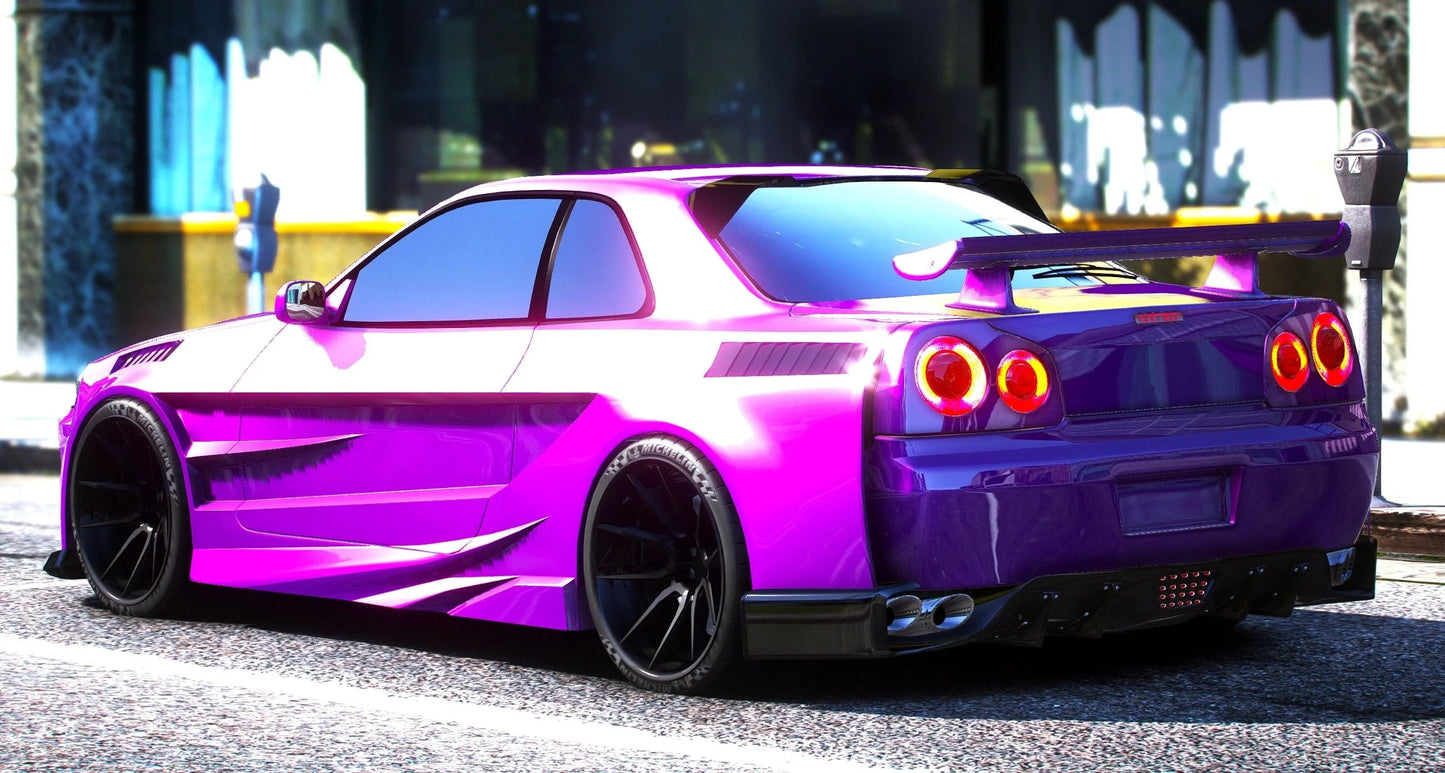 (Debadged) Nissan R34 Abflug | Lemon