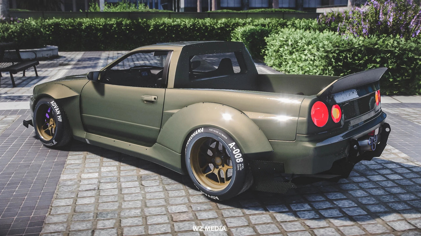 Nissan Skyline R34 UTE Rocket Bunny Pickup | WZ Media