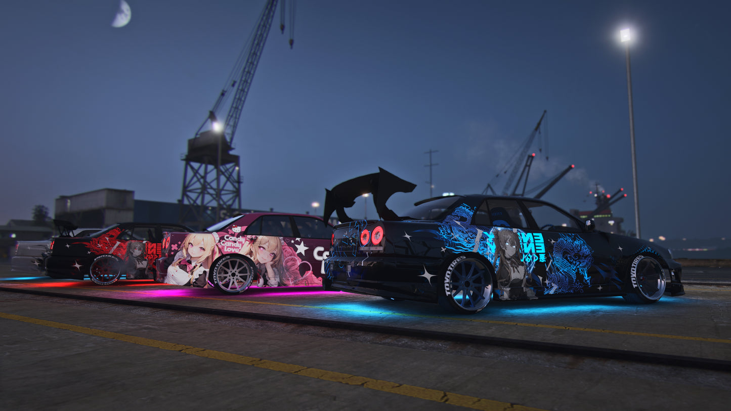 Nissan R34 Dragon Pack (4 Cars)
