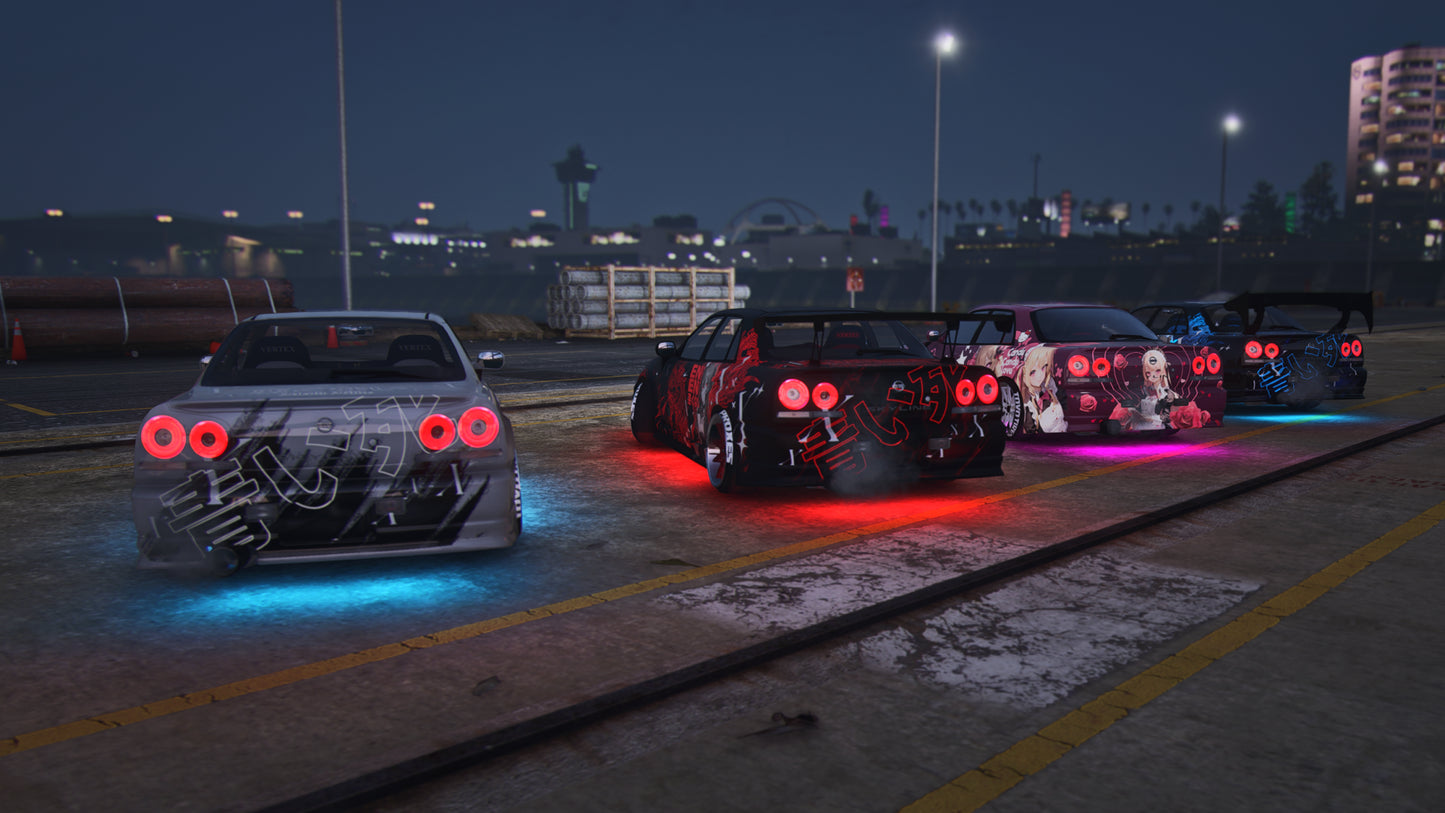 Nissan R34 Dragon Pack (4 Cars)