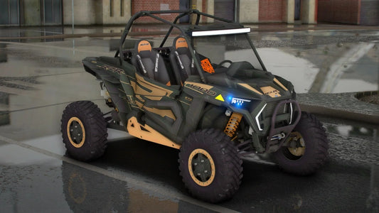 Polaris RZR On Reaper Wheels | Bagged Customs