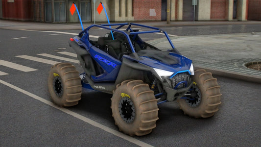 Polaris RZR XP 1000 Dune Edition | Bagged Customs