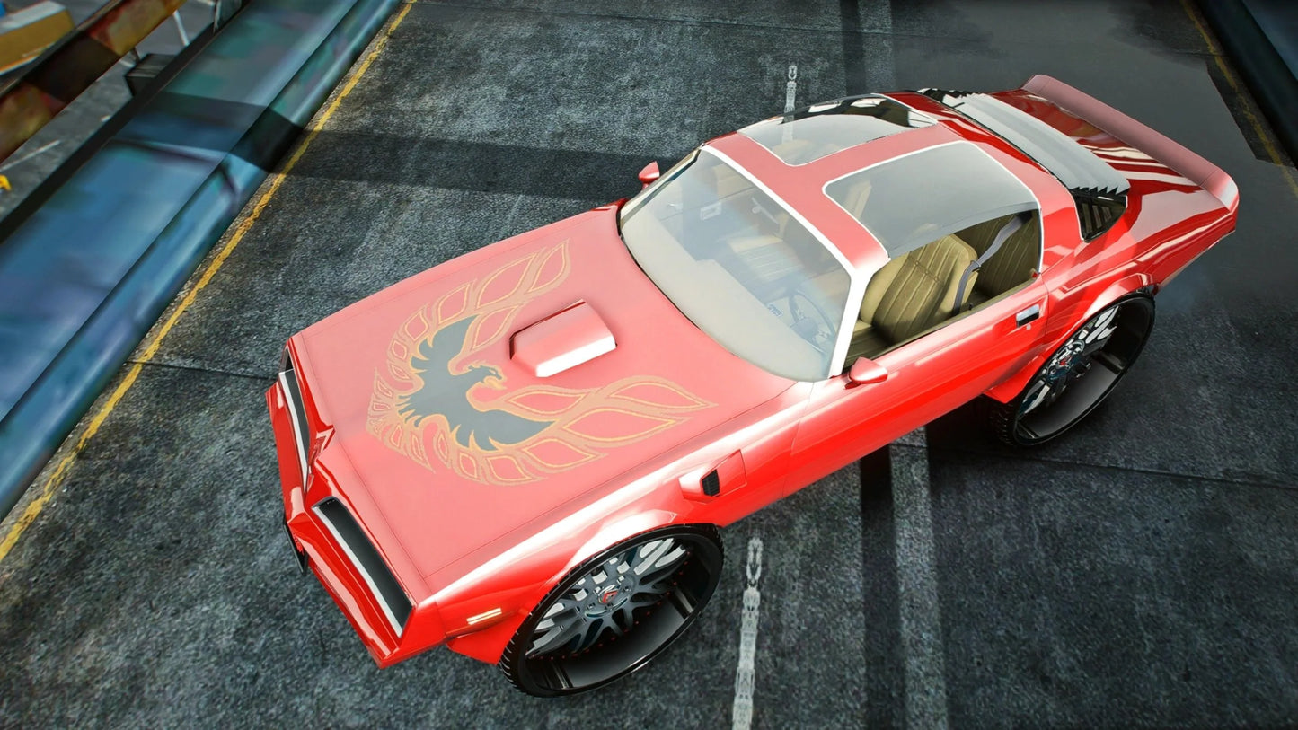 Pontiac Firebird Trans Am 1977 Donk on Asanti | L1RRY