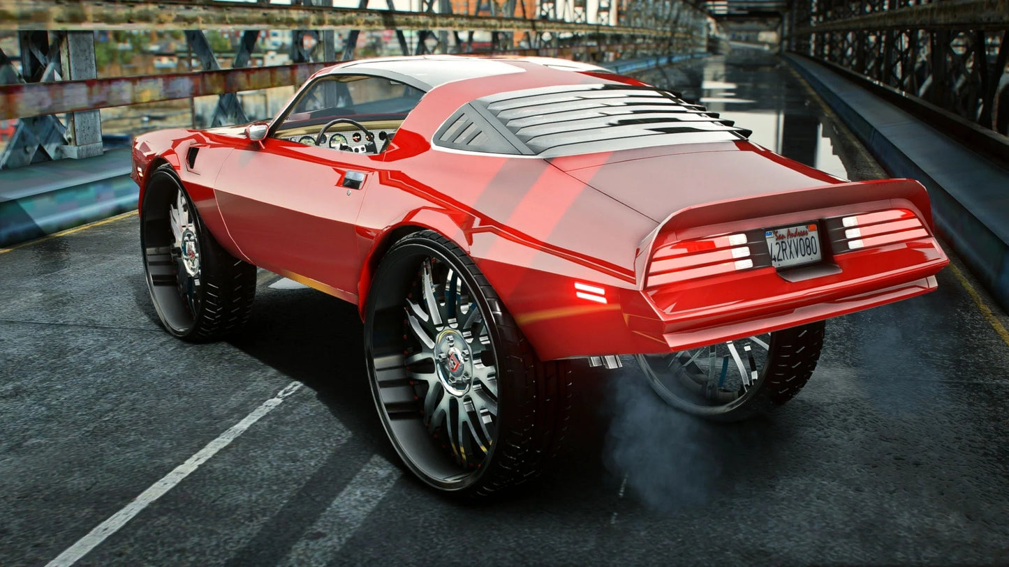 Pontiac Firebird Trans Am 1977 Donk on Asanti | L1RRY