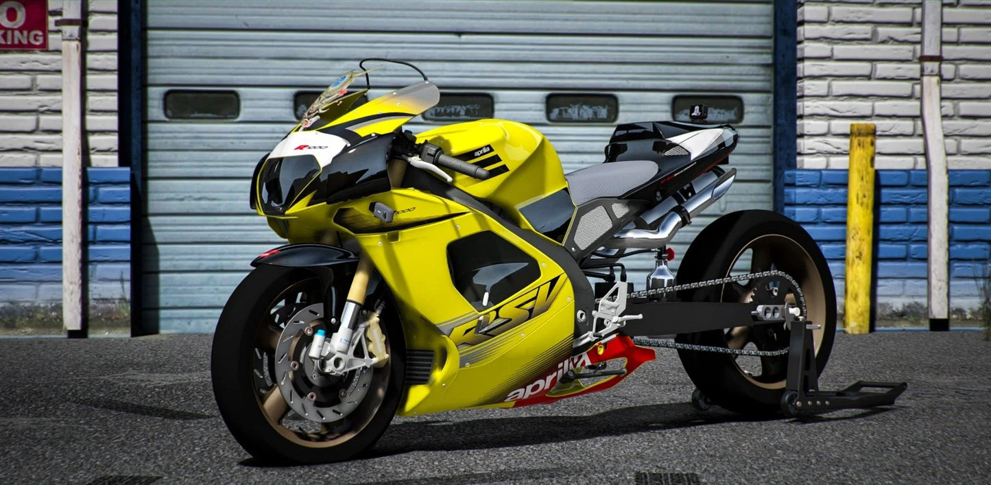 Aprilia RSV 1000 R Factory Triple Exhausts Drag | Elite Shifters